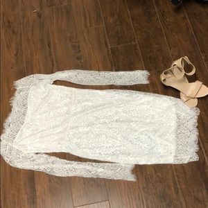 New white lace dress size 6